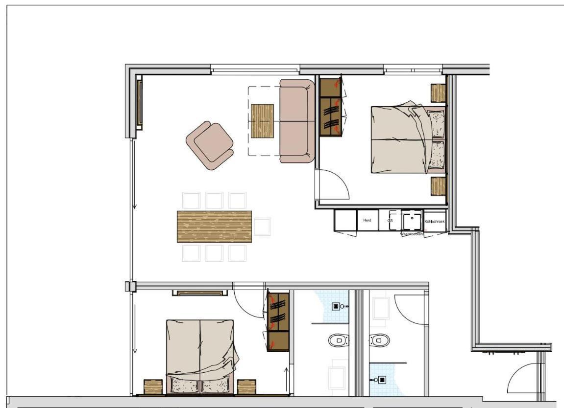 Appartement Pension Strolz Bichlbach Exteriér fotografie