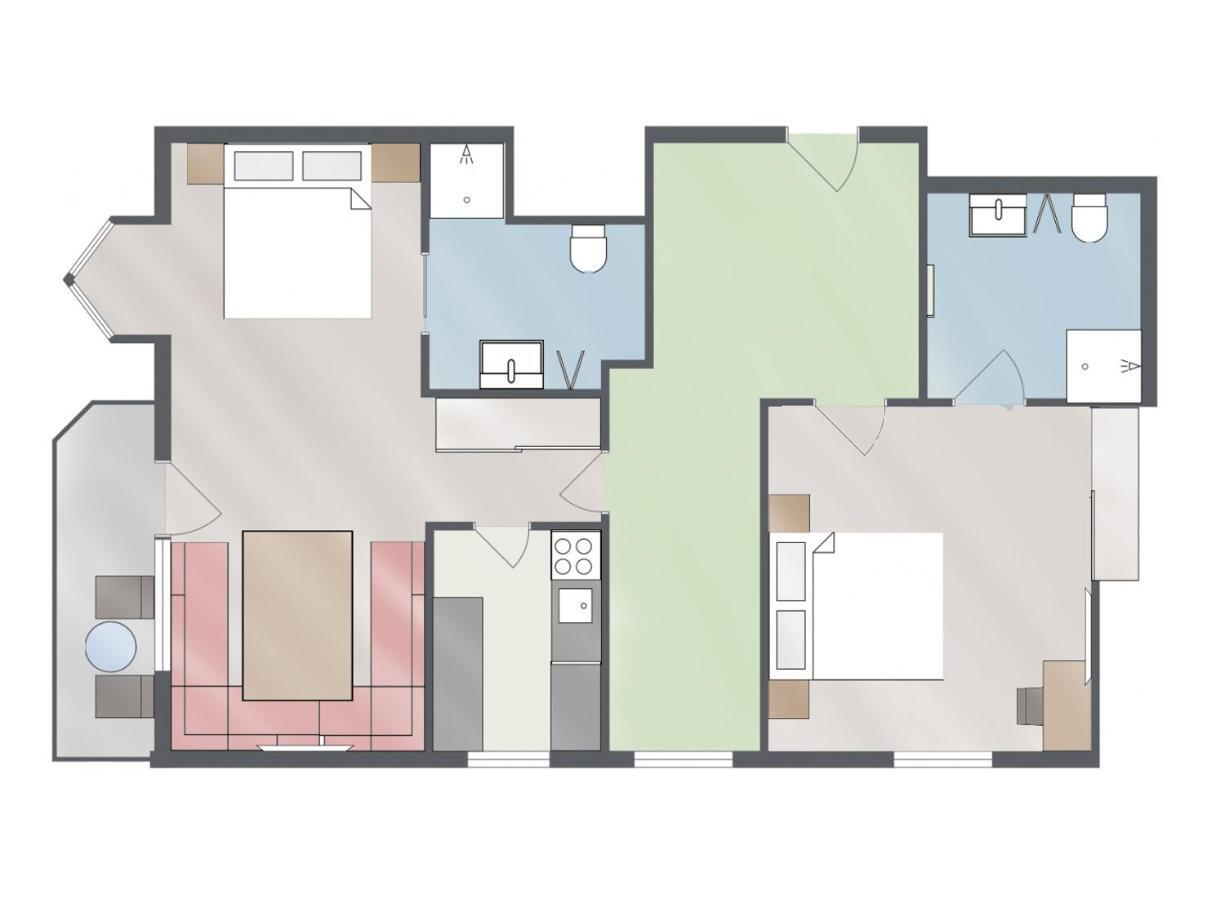 Appartement Pension Strolz Bichlbach Exteriér fotografie
